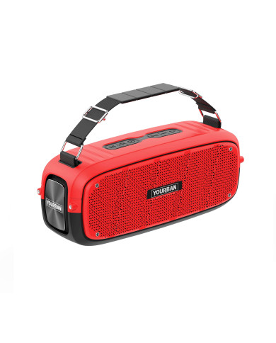 Enceinte Nomade Bluetooth Compacte - Couleur Rouge
