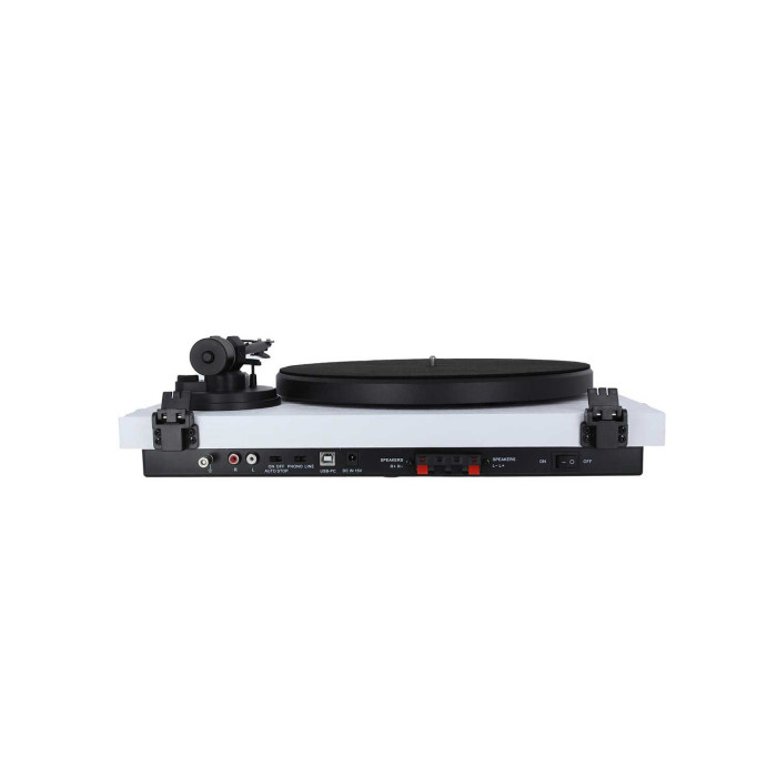 Pack Platine vinyle hifi USB/Bluetooth - finition blanche