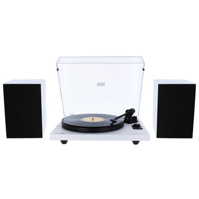 Pack Platine vinyle hifi USB/Bluetooth - finition blanche