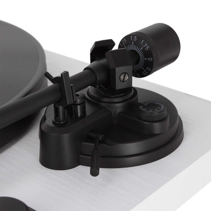 Pack Platine vinyle hifi USB/Bluetooth - finition blanche