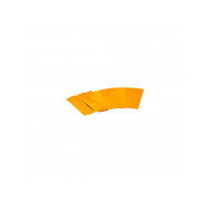 CARTOUCHE 80CM CONFETTI PVC OR