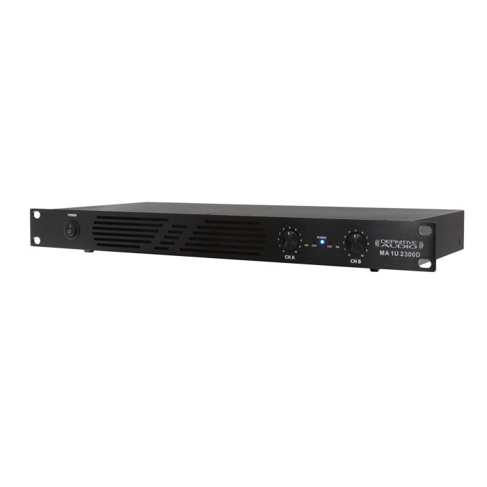 Amplificateur 1U 2x300W RMS sous 4 ohms