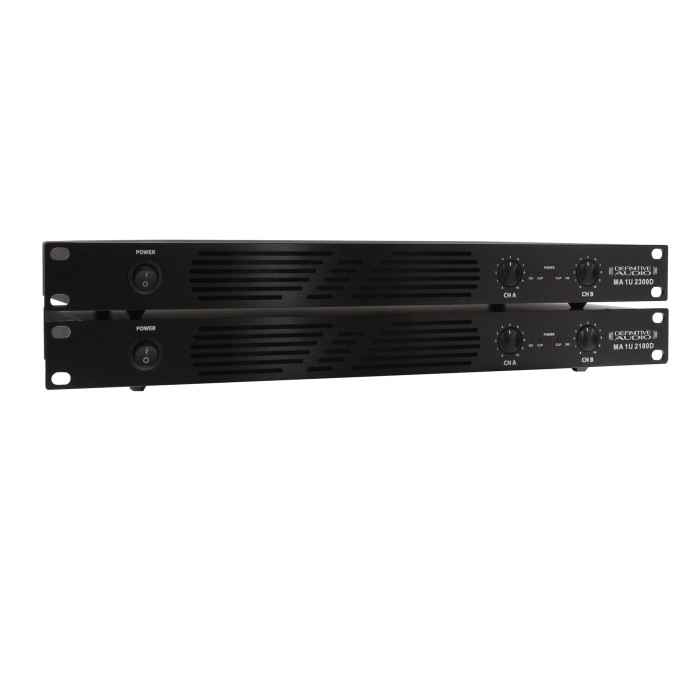 Amplificateur 1U 2x300W RMS sous 4 ohms