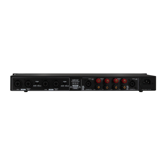 Amplificateur 1U 4x150W RMS sous 4 ohms