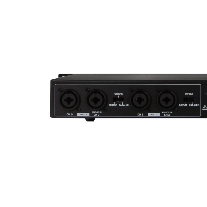 Amplificateur 1U 4x150W RMS sous 4 ohms