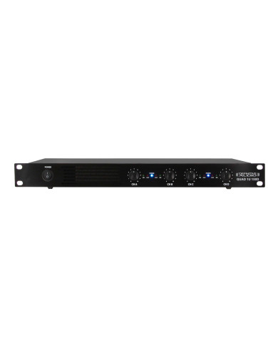 Amplificateur 1U 4x150W RMS sous 4 ohms