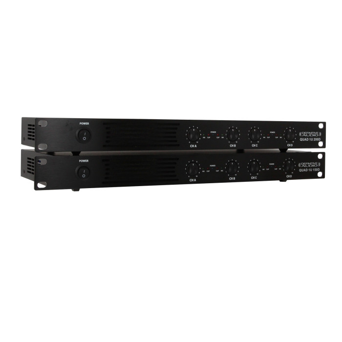 Amplificateur 1U 4x200W RMS sous 4 ohms