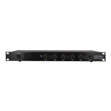 Amplificateur 1U 6x75W RMS sous 4 ohms