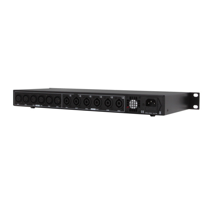 Amplificateur 1U 6x75W RMS sous 4 ohms