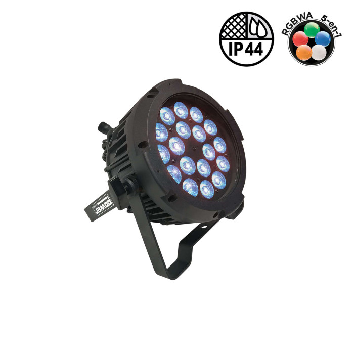 Par Slim IP44 18 Leds De 10W 5-en-1 (Angle 40°)
