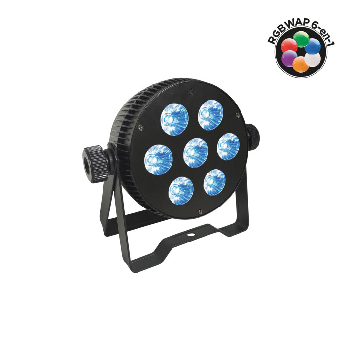 Par Slim 7 Leds De 10W 6-en-1