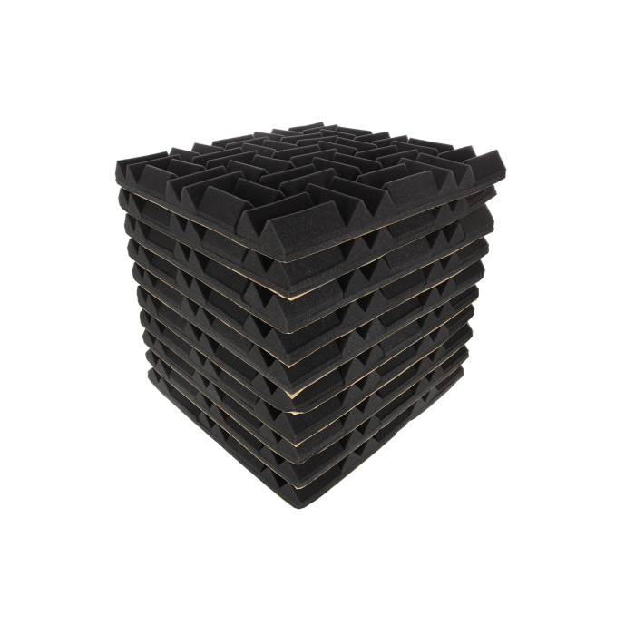 Mousse Acoustique Avec Adhesif - Pack 10 Pièces