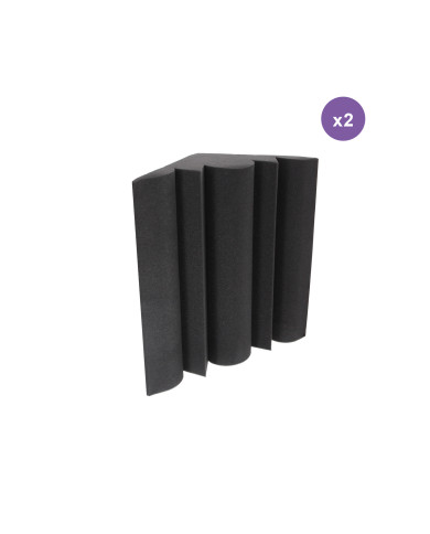 Mousse d'Angle Acoustique Avec Adhesif - Pack 2 Pièces