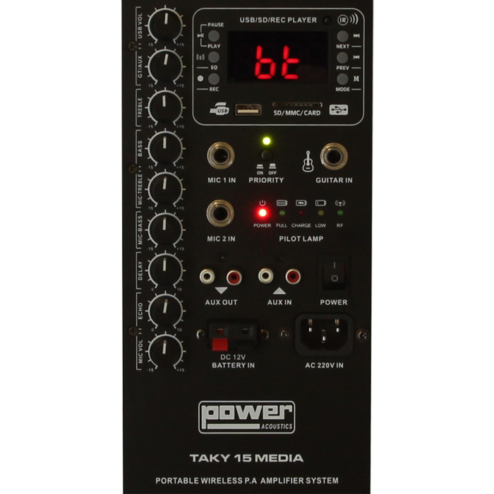 Sono Portable MP3 + 2 Micros Main UHF