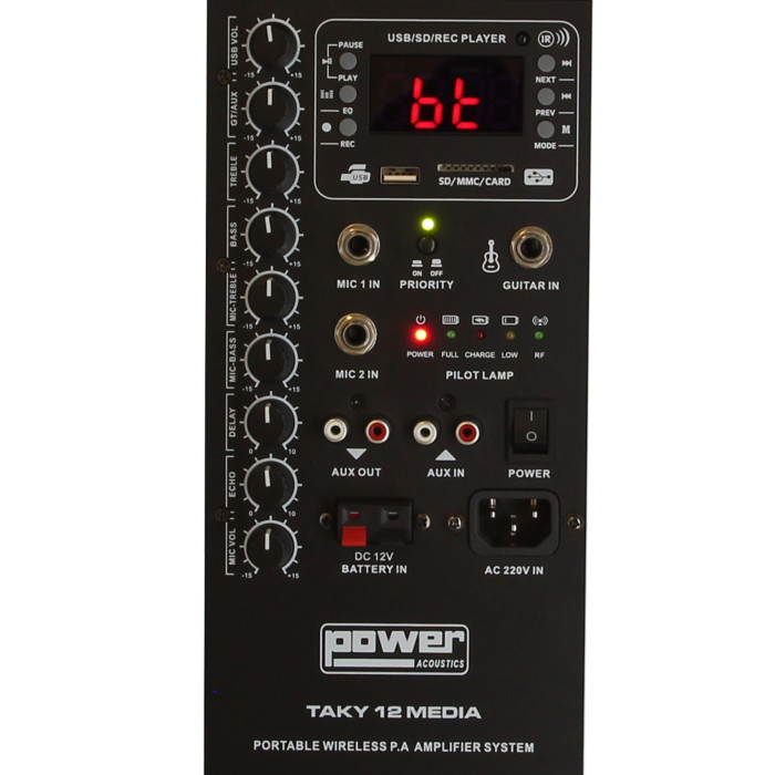 Sono Portable MP3 + 2 Micros Main UHF
