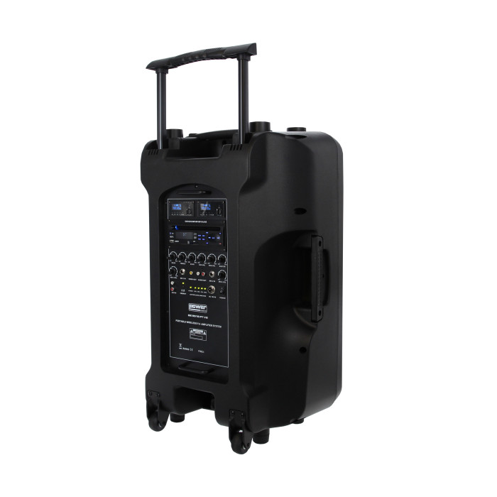 Sono Portable Lecteur CD MP3/SD/USB/DIVX/Bluetooth + 2 Micros Main et 2 Serre-Tête UHF