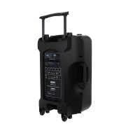 Sono Portable Lecteur CD MP3/SD/USB/DIVX/Bluetooth + 2 Micros Main et 2 Serre-Tête UHF