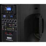 Sono Portable Lecteur SD/USB/Bluetooth + 2 Micros Main UHF