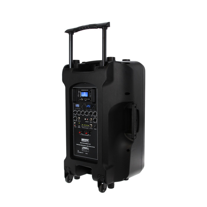 Sono Portable Lecteur SD/USB/Bluetooth + 2 Micros Main UHF