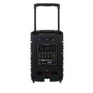 Sono Portable Lecteur CD MP3/SD/USB/DIVX/Bluetooth + 2 Micros Main UHF