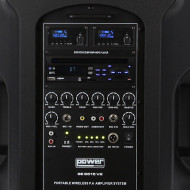 Sono Portable Lecteur CD MP3/SD/USB/DIVX/Bluetooth + 2 Micros Main UHF