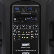 Sono Portable Lecteur CD MP3/SD/USB/DIVX/Bluetooth + 2 Micros Main et 2 Serre-Tête UHF