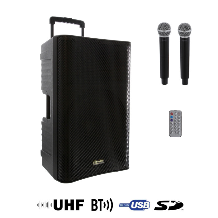 Sono Portable MP3 + 2 Micros Main UHF
