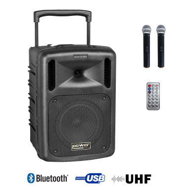 Sono Portable MP3+USB+2 Micros main UHF