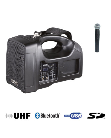 Sono Portable + USB + 1 Micro Main UHF + Bluetooth