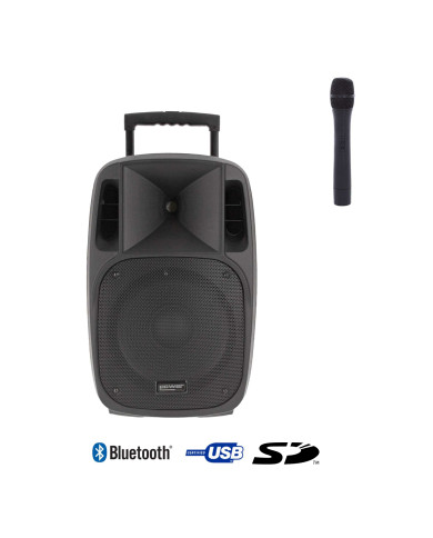 Sono Portable 10’’ sur Batterie + 1 Micro Main VHF