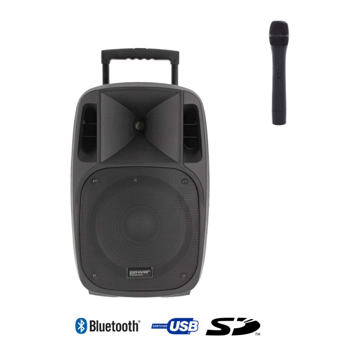 Sono Portable 10’’ sur Batterie + 1 Micro Main VHF