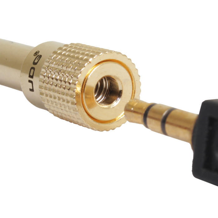 Adaptateur Casque Metal Plaque Or