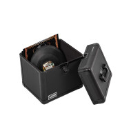 Flight Record Case 80 Vinyl Black