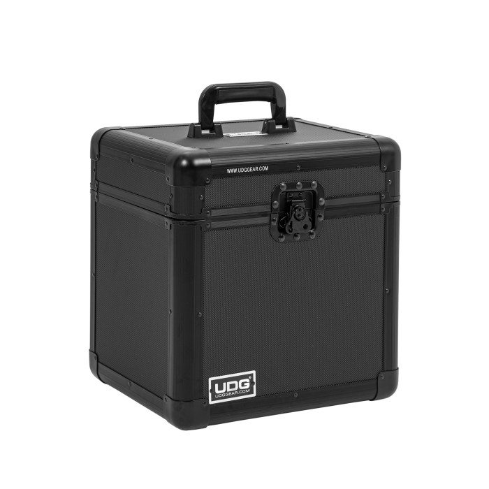 Flight Record Case 80 Vinyl Black