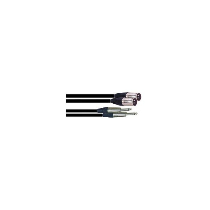 Câble 3m - XLR 3 PIN Mâle - JACK MONO Mâle