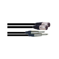 Câble 3m - XLR 3 PIN Mâle - JACK MONO Mâle