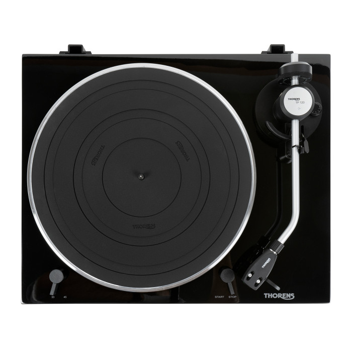 Platine Vinyle Entrainement Par Courroie - Finition Noir