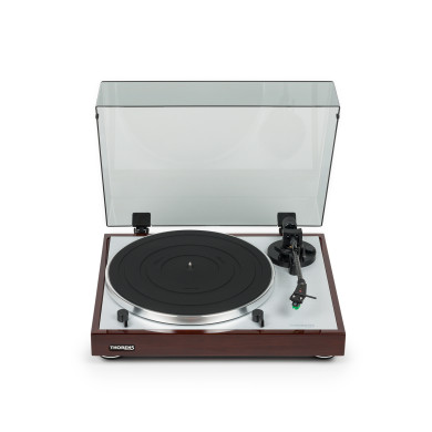 Platine Vinyle Semi-Automatique - Finition Noyer
