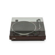 Platine Vinyle Entrainement Par Courroie - Finition Noyer