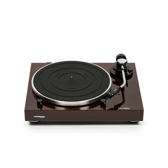 Platine Vinyle Entrainement Par Courroie - Finition Noyer
