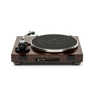 Platine Vinyle Entrainement Par Courroie - Finition Noyer