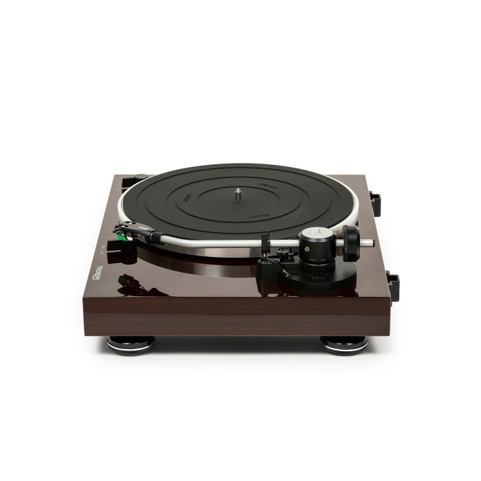 Platine Vinyle Entrainement Par Courroie - Finition Noyer