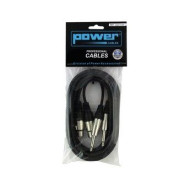 Câble 3m - XLR 3 PIN Femelle - JACK MONO Mâle