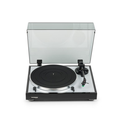 Platine Vinyle Semi-Automatique - Finition Noir