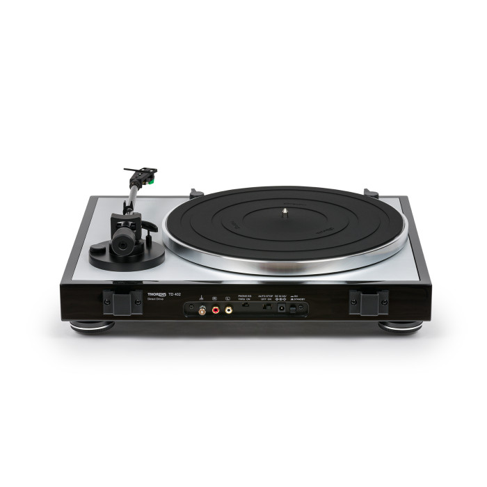 TD 402 DD Platine Vinyle SemiAutomatique Finition Noir