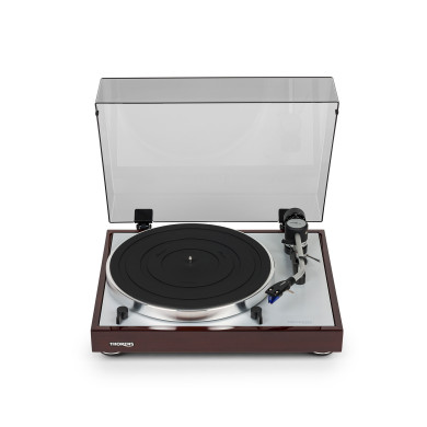 Platine Vinyle Entrainement Direct - Finition Noyer