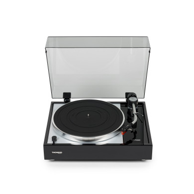 Platine Vinyle Entrainement Par Courroie - Finition Noir