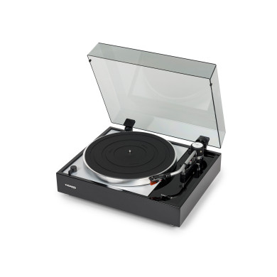 Platine Vinyle Entrainement Par Courroie - Finition Noir