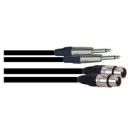 Câble 3m - XLR 3 PIN Femelle - JACK MONO Mâle