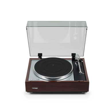 Platine Vinyle Entrainement Par Courroie - Finition Noyer